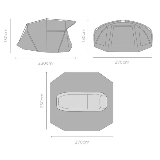 AVID CARP Ascent Bivvy 1 Man 8 AVID CARP Ascent Bivvy 1 Man - Afbeelding 6