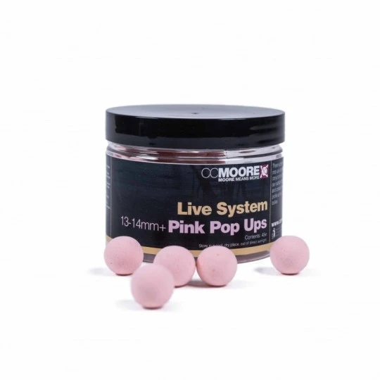 CC MOORE Live System Pink Pop Ups 13-14mm 3 CC MOORE Live System Pink Pop Ups 13-14mm