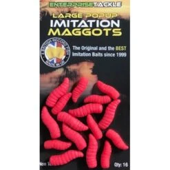 ENTERPRISE TACKLE Imitation Maggots Pop-Up / Red