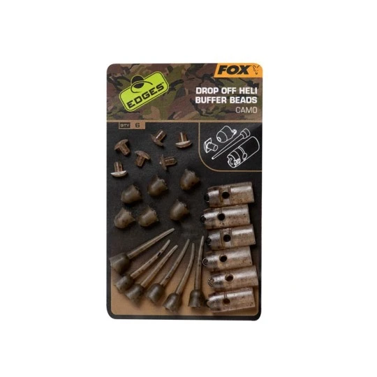 FOX EDGES™ Camo Drop Off Heli Buffer Bead Kit 3 FOX EDGES™ Camo Drop Off Heli Buffer Bead Kit