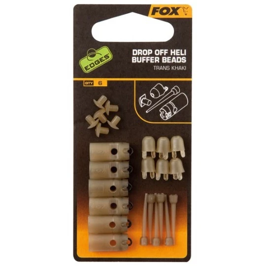 FOX Edges™ Drop Off Heli Buffer Beads 3 FOX Edges™ Drop Off Heli Buffer Beads