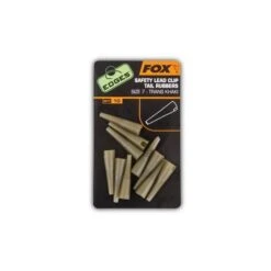 FOX EDGES⢠Lead Clip Tail Rubbers - Size 7 Khaki