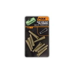 FOX EDGES⢠SlikŽ Lead Clip Tail Rubber - Size 10 Khaki