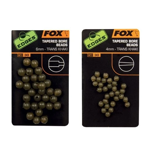 FOX EDGES™ Tapered Bore Beads 3 FOX EDGES™ Tapered Bore Beads