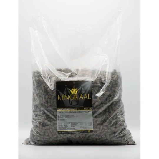 KINGRAAL Hemp Pellets / 5kg 5 KINGRAAL Hemp Pellets / 5kg - Afbeelding 3