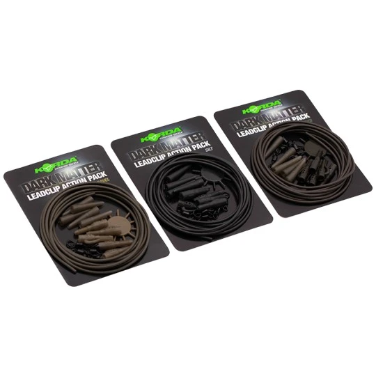 KORDA Dark Matter Lead Clip Action Pack 3 KORDA Dark Matter Lead Clip Action Pack