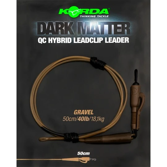 KORDA Dark Matter Leader 50cm QC Hybrid Clip 5 KORDA Dark Matter Leader 50cm QC Hybrid Clip - Afbeelding 3