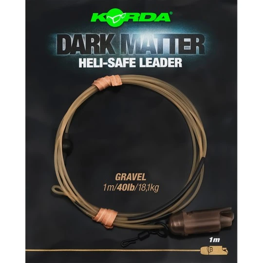 KORDA Dark Matter Leader Heli Safe - 40lb - 1m 4 KORDA Dark Matter Leader Heli Safe - 40lb - 1m - Afbeelding 2