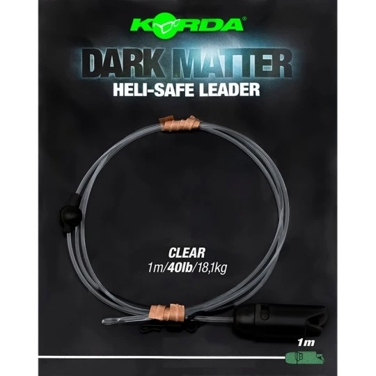 KORDA Dark Matter Leader Heli Safe - 40lb - 1m 5 KORDA Dark Matter Leader Heli Safe - 40lb - 1m - Afbeelding 3