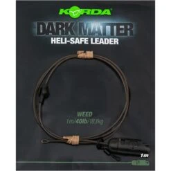 KORDA Dark Matter Leader Heli Safe - 40lb - 1m