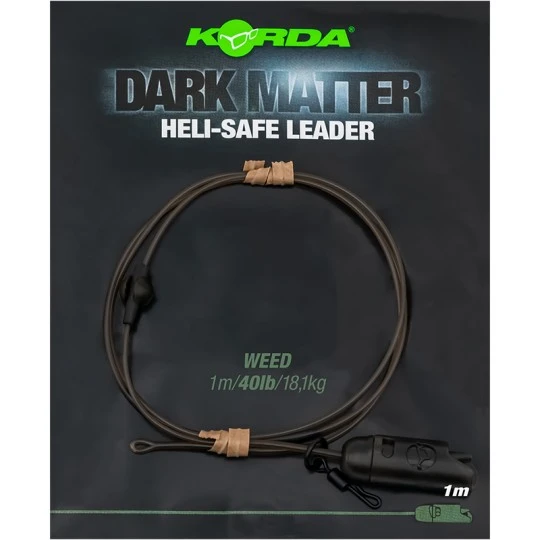 KORDA Dark Matter Leader Heli Safe - 40lb - 1m 3 KORDA Dark Matter Leader Heli Safe - 40lb - 1m