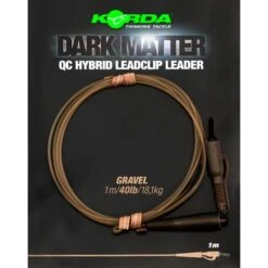 KORDA Dark Matter Leader QC Hybrid Clip 1m 8 KORDA Dark Matter Leader QC Hybrid Clip 1m -Fox Shop korda dark matter leader qc hybrid clip 1m ksz89 ksz90 ksz91 leaders 2