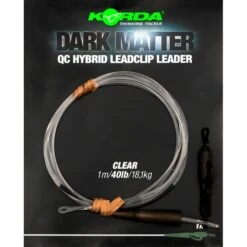 KORDA Dark Matter Leader QC Hybrid Clip 1m 9 KORDA Dark Matter Leader QC Hybrid Clip 1m -Fox Shop korda dark matter leader qc hybrid clip 1m ksz89 ksz90 ksz91 leaders 3
