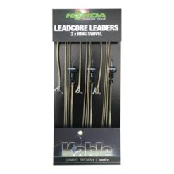 KORDA Leadcore Leader Ring Swivel, 3st. 5 KORDA Leadcore Leader Ring Swivel, 3st. -Fox Shop korda leadcore leader ring swivel 3st llrs leaders 1