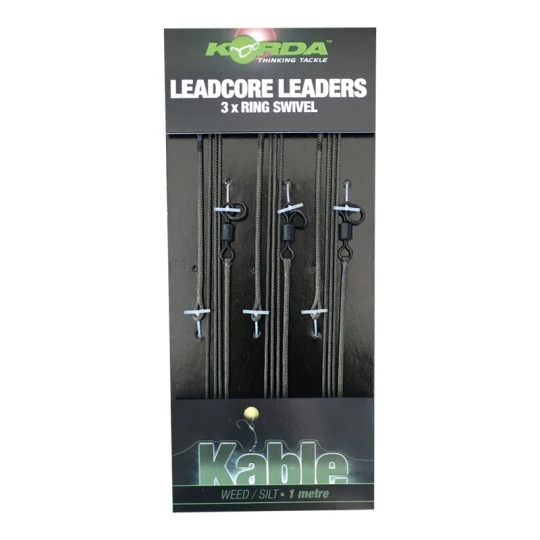 KORDA Leadcore Leader Ring Swivel, 3st. 3 KORDA Leadcore Leader Ring Swivel, 3st.