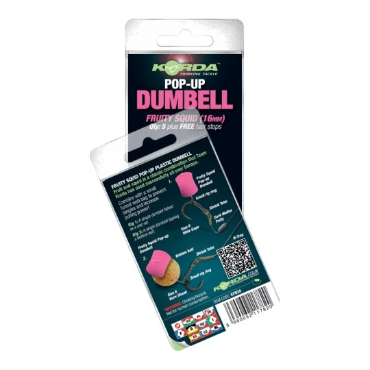 KORDA Pop Up Dumbell Fruity Squid 6 KORDA Pop Up Dumbell Fruity Squid - Afbeelding 4