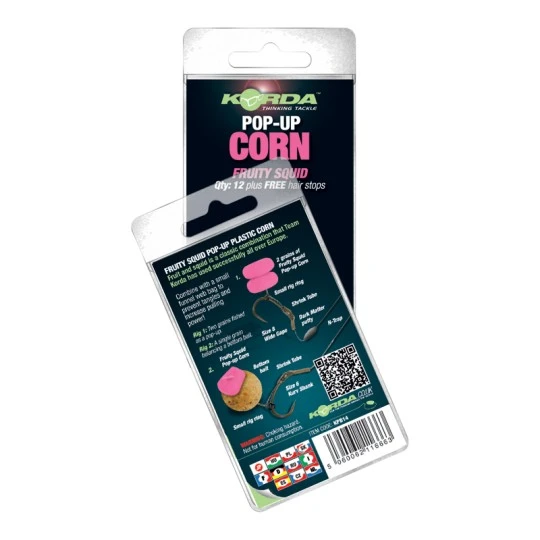 KORDA Slow Sinking Corn Fruity Squid Pink 4 KORDA Slow Sinking Corn Fruity Squid Pink - Afbeelding 2