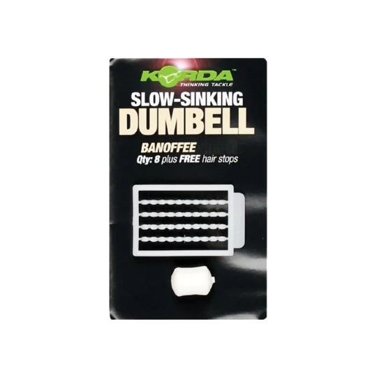 KORDA Slow Sinking Dumbell Banoffee White 3 KORDA Slow Sinking Dumbell Banoffee White