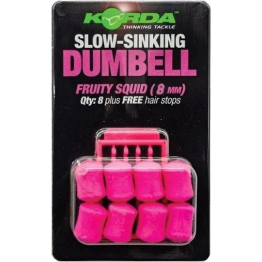 KORDA Slow Sinking Dumbell Fruity Squid Pink 4 KORDA Slow Sinking Dumbell Fruity Squid Pink - Afbeelding 2