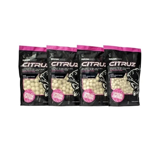 NASH Citruz Boilies White 1kg 3 NASH Citruz Boilies White 1kg