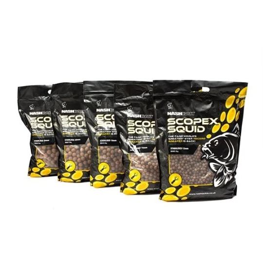NASH Scopex Squid Boilies Stabilised 5kg 3 NASH Scopex Squid Boilies Stabilised 5kg