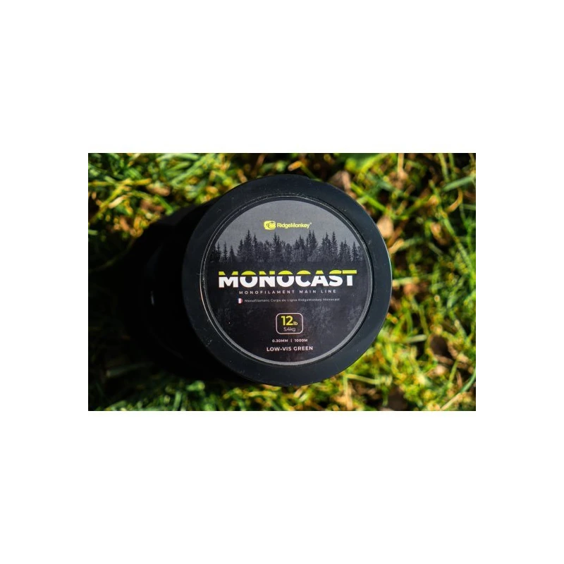RIDGEMONKEY Monocast Monofilament Main Line / Low-Vis Green 8 RIDGEMONKEY Monocast Monofilament Main Line / Low-Vis Green - Afbeelding 6