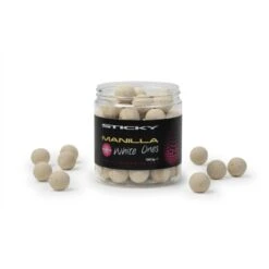 STICKY BAITS Manilla White Ones Wafters 16mm 7 STICKY BAITS Manilla White Ones Wafters 16mm -Fox Shop sticky baits manilla white ones wafters 16mm mww16 hookbaits 1