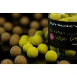 STICKY BAITS Manilla Yellow Ones Wafters 16mm 9 STICKY BAITS Manilla Yellow Ones Wafters 16mm -Fox Shop sticky baits manilla yellow ones wafters 16mm mwy16 hookbaits 3