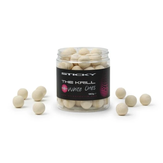 STICKY BAITS The Krill White Ones Wafters 16mm 4 STICKY BAITS The Krill White Ones Wafters 16mm - Afbeelding 2