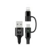 WOLF POWERTECH 2 IN 1 CHARGING CABLE 1 WOLF POWERTECH 2 IN 1 CHARGING CABLE -Fox Shop wolf powertech 2 in 1 charging cable wfpt005 elektronica
